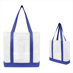 JH3034 Non-Woven Tote Bag With Trim Colors And Custom Imprint